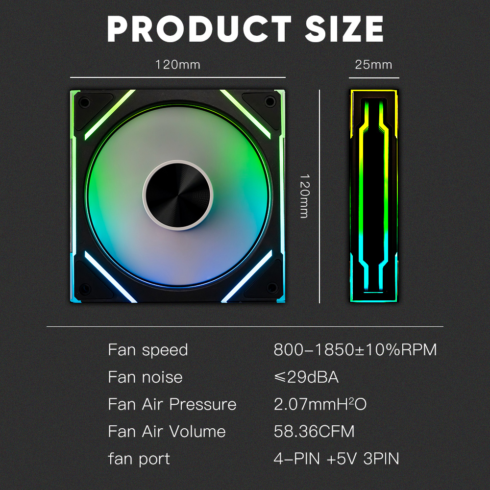 Jungle Leopard Astro V2 case fan
