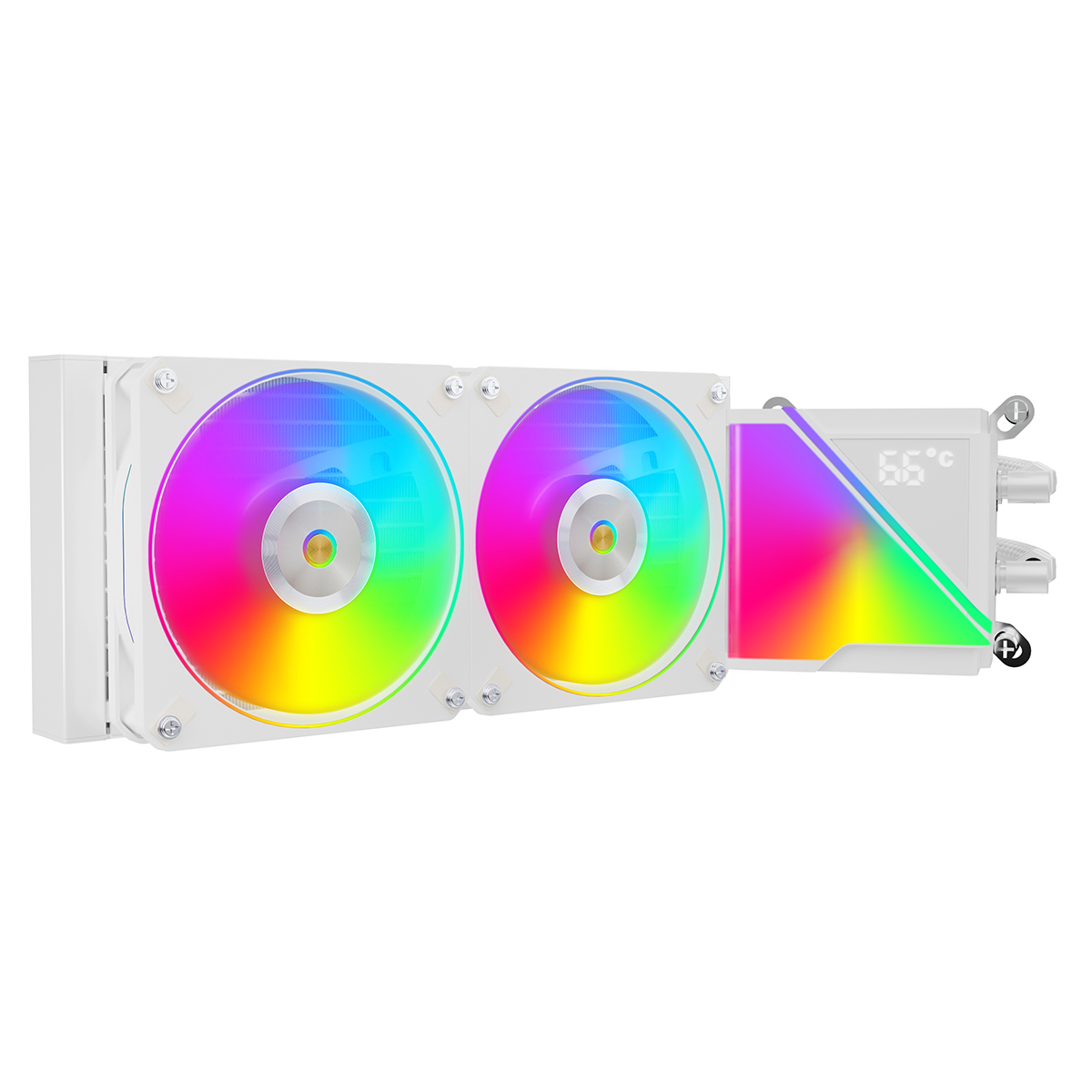 JUNGLE LEOPARD Stellar Realm 240 White Liquid Cooling