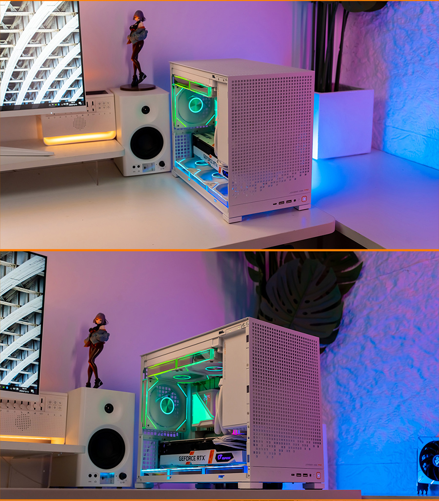 JUNGLE LEOPARD Stellar Realm 240 White Liquid Cooling