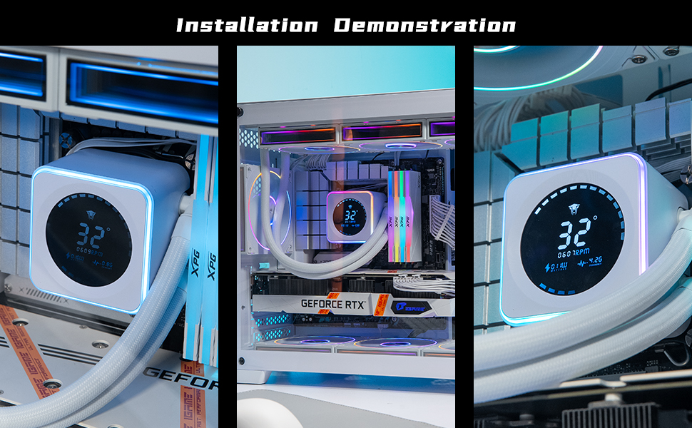 Jungle Leopard AstroBeat 240/360 Digital ARGB CPU Aio Liquid Cooler