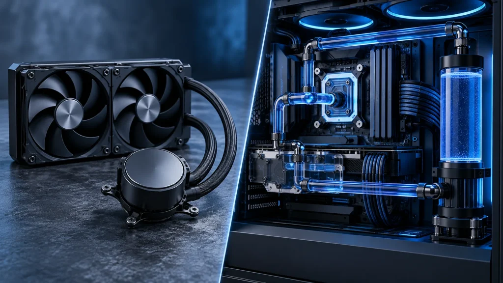Ảnh minh họa: AIO và custom loop: khác biệt trong lắp đặt và bảo trì