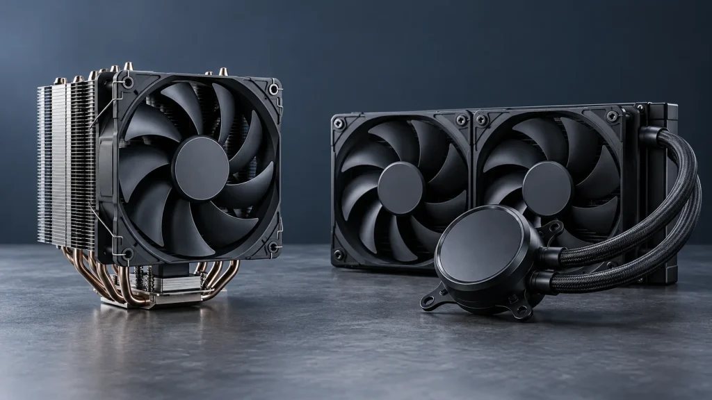 Illustration: Air or liquid cooling: choose around your PC and workload